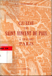Image of Guide de saint Vincent de Paul a travers paris