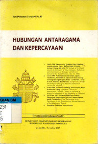Image of Hubungan antaragama dan kepercayaan