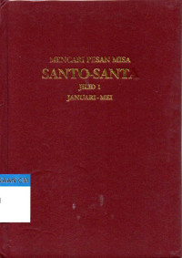 Image of Mencari pesan misa santo-santa jilid I Januari-Mei